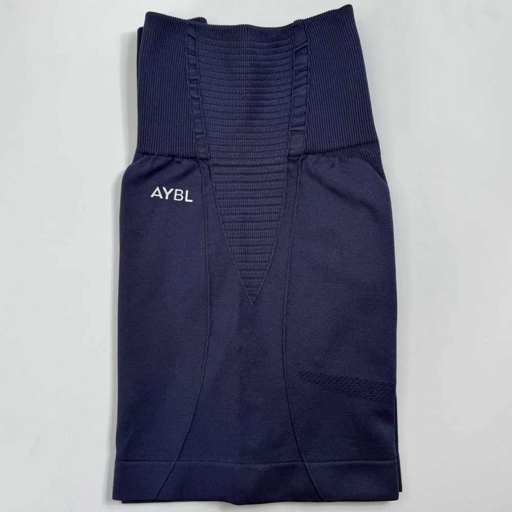 BALANCE V2 SEAMLESS SHORTS NAVY BLUE - Picture 6 of 8